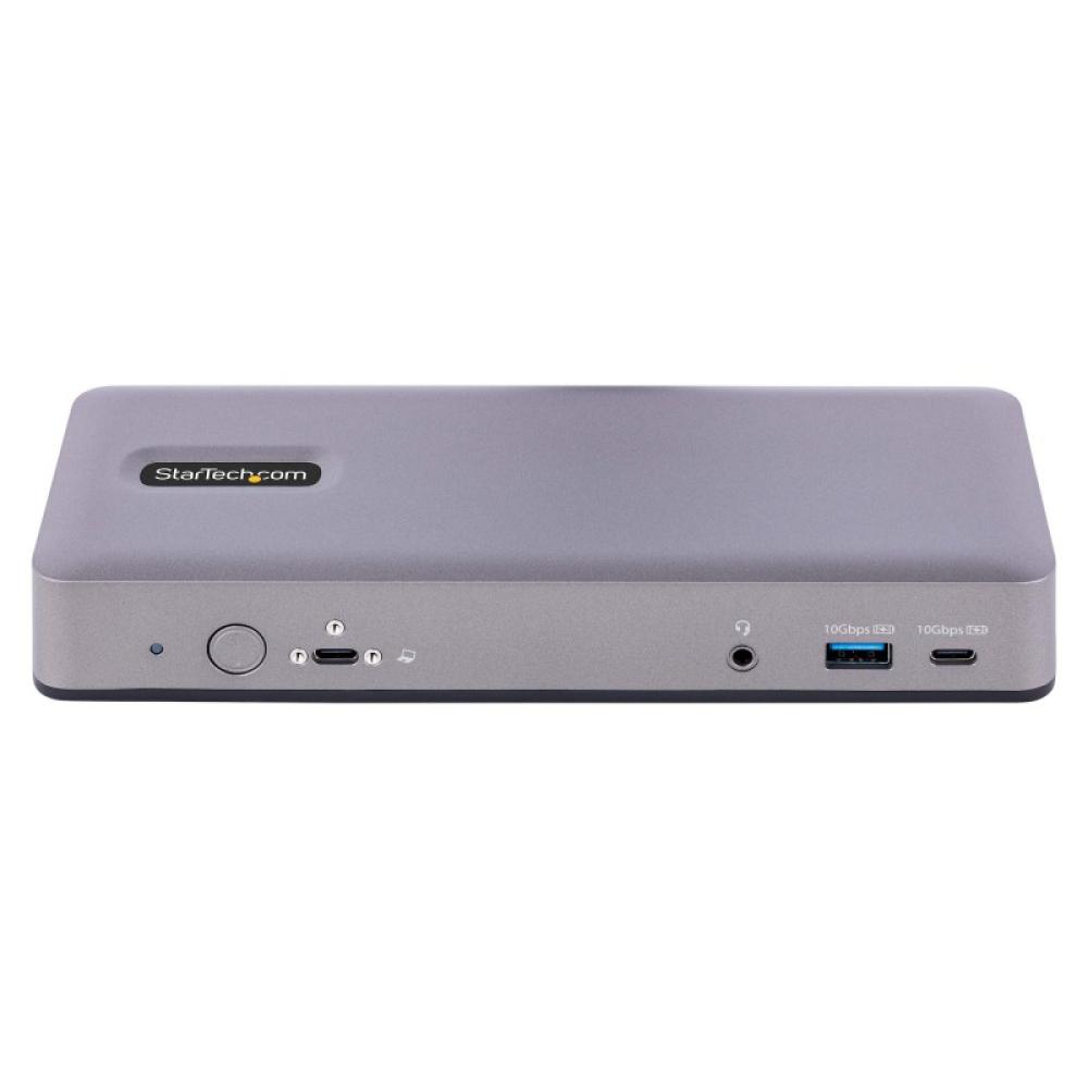 StarTech.com - Docking Station USB-C 4K30 Triple /4K60 Doble - Modo Alt DP/DP/HDMI - Hub USB de 7 Puertos - PD 3.0 - GbE - Audio