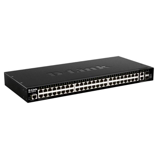 D-Link - DGS-1520-52 switch Gestionado L3 10G Ethernet (100/1000/10000) 1U Negro
