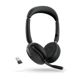Jabra - Evolve2 65 Flex Auriculares Inalámbrico y alámbrico Diadema Oficina/Centro de llamadas Bluetooth Negro - 26699-999-999