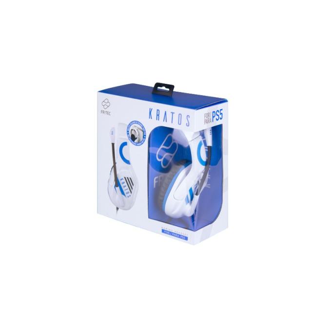 Blade - Kratos Auriculares Alámbrico Diadema Juego Azul, Blanco