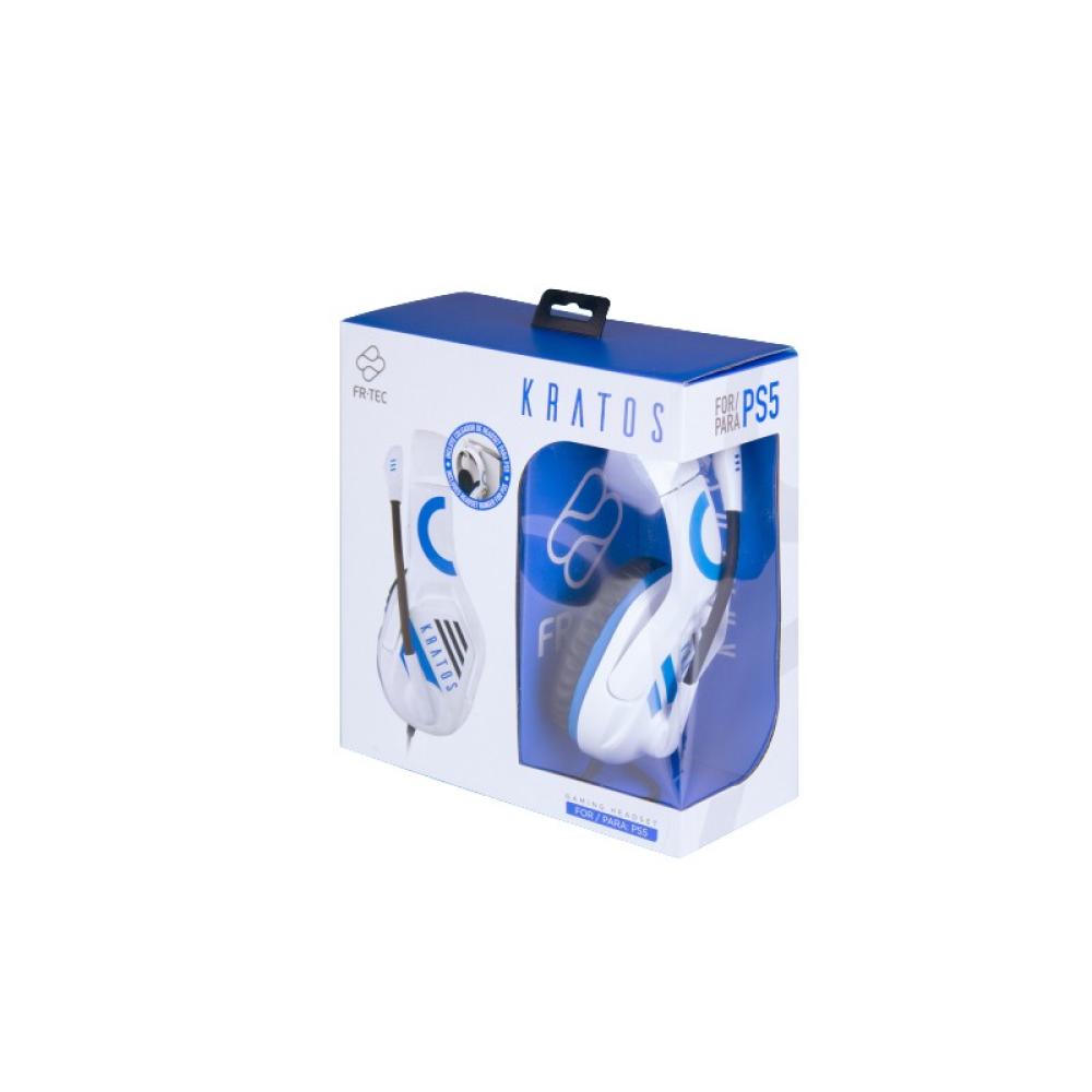 Blade - Kratos Auriculares Alámbrico Diadema Juego Azul, Blanco