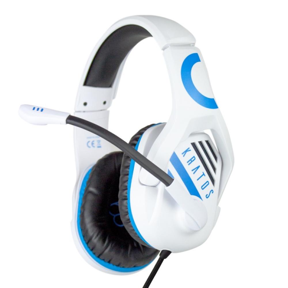 Blade - Kratos Auriculares Alámbrico Diadema Juego Azul, Blanco