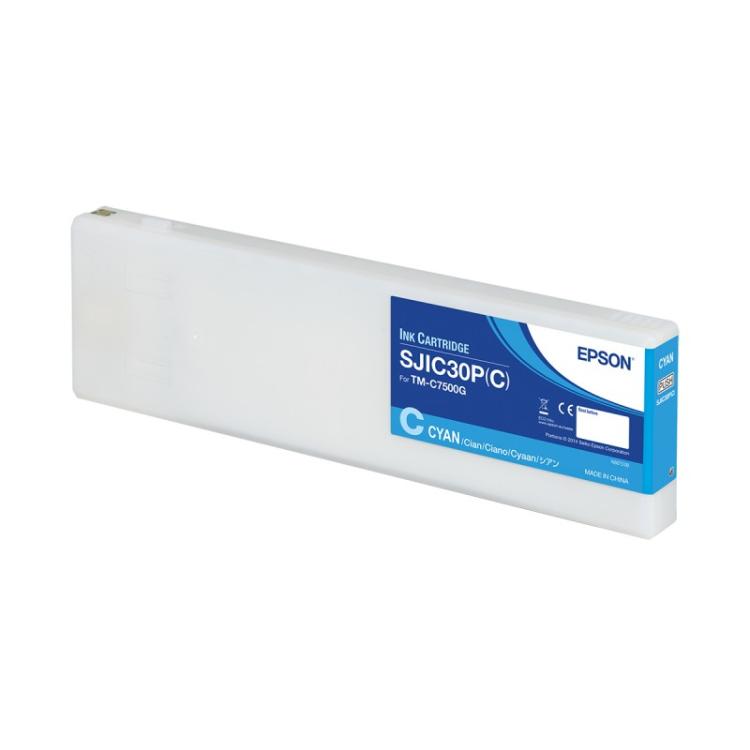 Epson - SJIC30P(C): Ink cartridge for ColorWorks C7500G (Cyan)