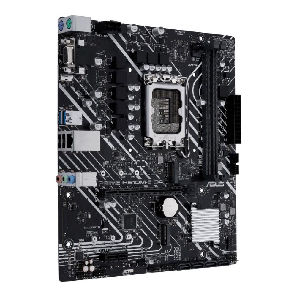 ASUS - PRIME H610M-E D4-CSM Intel H610 LGA 1700 micro ATX
