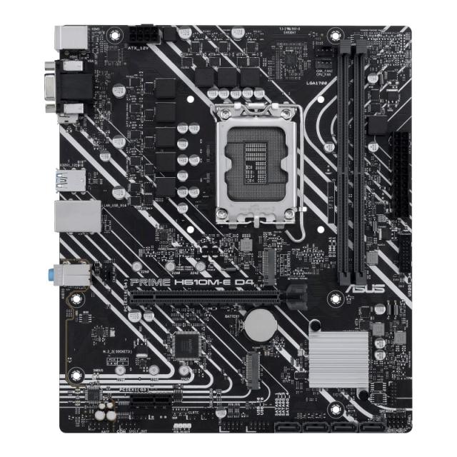 ASUS - PRIME H610M-E D4-CSM Intel H610 LGA 1700 micro ATX