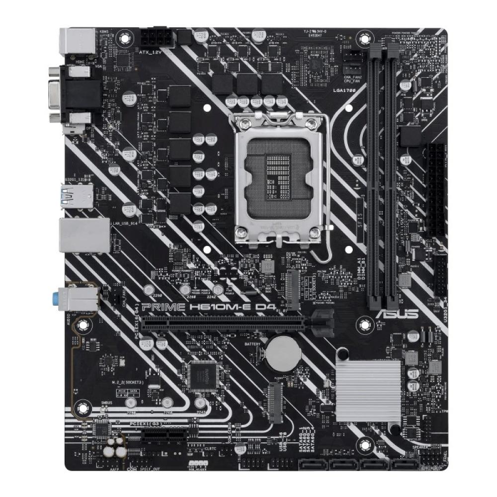 ASUS - PRIME H610M-E D4-CSM Intel H610 LGA 1700 micro ATX