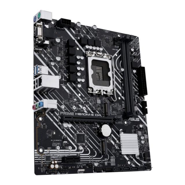ASUS - PRIME H610M-E D4-CSM Intel H610 LGA 1700 micro ATX