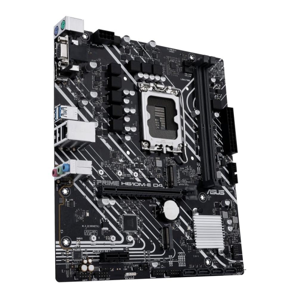 ASUS - PRIME H610M-E D4-CSM Intel H610 LGA 1700 micro ATX