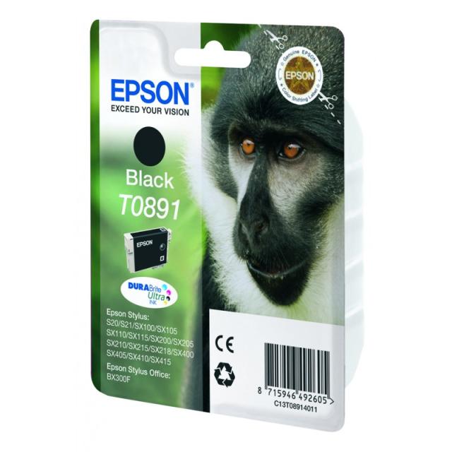 Epson - Monkey Cartucho T0891 negro