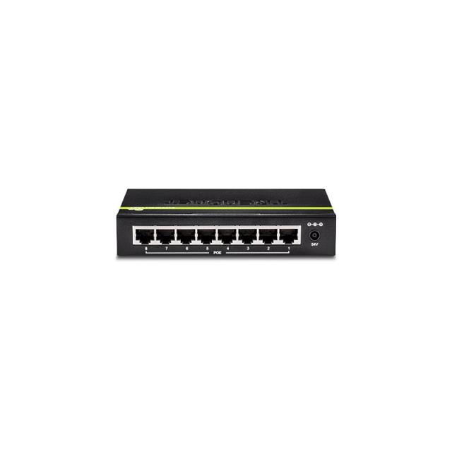 Trendnet - TPE-TG82G switch No administrado Gigabit Ethernet (10/100/1000) Energía sobre Ethernet (PoE) Negro