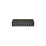 Trendnet - TPE-TG82G switch No administrado Gigabit Ethernet (10/100/1000) Energía sobre Ethernet (PoE) Negro