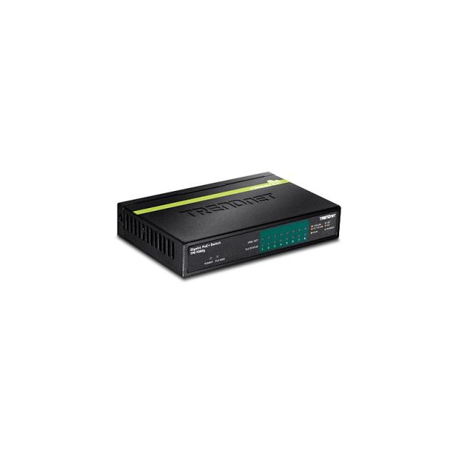 Trendnet - TPE-TG82G switch No administrado Gigabit Ethernet (10/100/1000) Energía sobre Ethernet (PoE) Negro