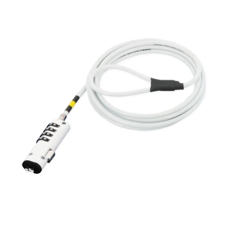 Mobilis - 001330 cable antirrobo Blanco 1,8 m