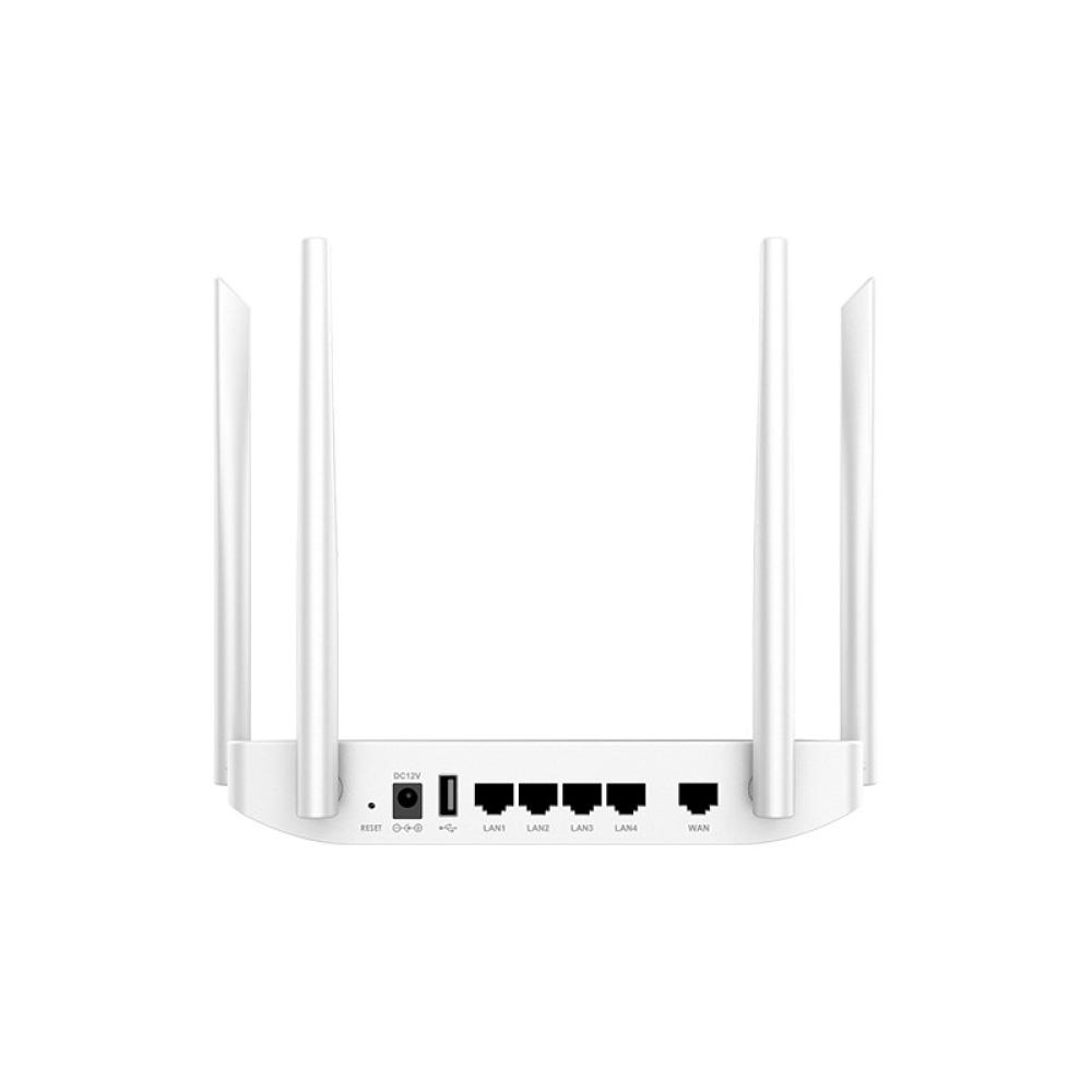 Grandstream Networks - GWN7052F router inalámbrico Gigabit Ethernet Doble banda (2,4 GHz / 5 GHz) Blanco