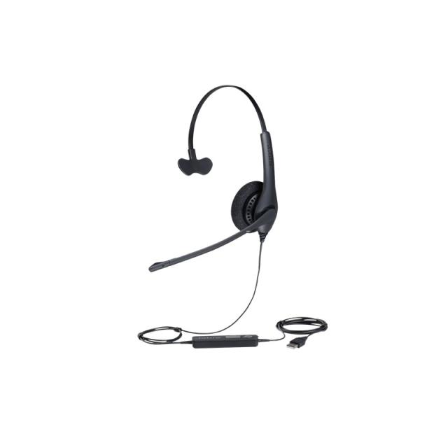 Jabra - Biz 1500 Auriculares Alámbrico Diadema Oficina/Centro de llamadas Bluetooth Negro - 1553-0159