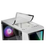 Mars Gaming - MC777W, Caja PC Gaming, Infinity Mirror ARGB, Cristal Templado, 2xVentilador Chroma ARGB, Blanco