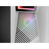 Mars Gaming - MC777W, Caja PC Gaming, Infinity Mirror ARGB, Cristal Templado, 2xVentilador Chroma ARGB, Blanco
