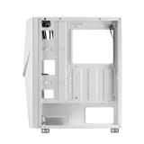 Mars Gaming - MC777W, Caja PC Gaming, Infinity Mirror ARGB, Cristal Templado, 2xVentilador Chroma ARGB, Blanco