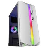 Mars Gaming - MC-S1, Caja PC Compacta Gaming Micro-ATX, Iluminación ARGB 12 Modos, Ventilador FRGB, Ventana Lateral Comp - MCS1W