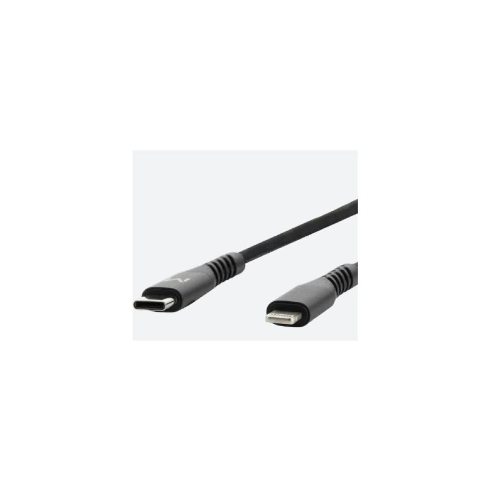 Mobilis - 001343 cable de conector Lightning 1 m Negro