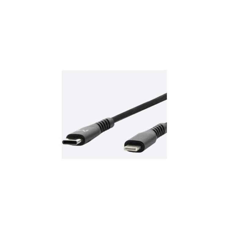 Mobilis - 001343 cable de conector Lightning 1 m Negro
