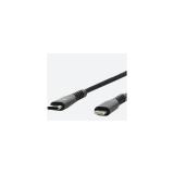 Mobilis - 001343 cable de conector Lightning 1 m Negro