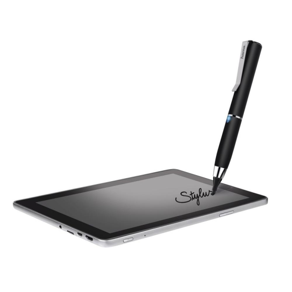 Hama - Active Fineline lápiz digital Negro - Lápiz para tablet (Tableta, Universal, Negro, Aluminio Alrededor)