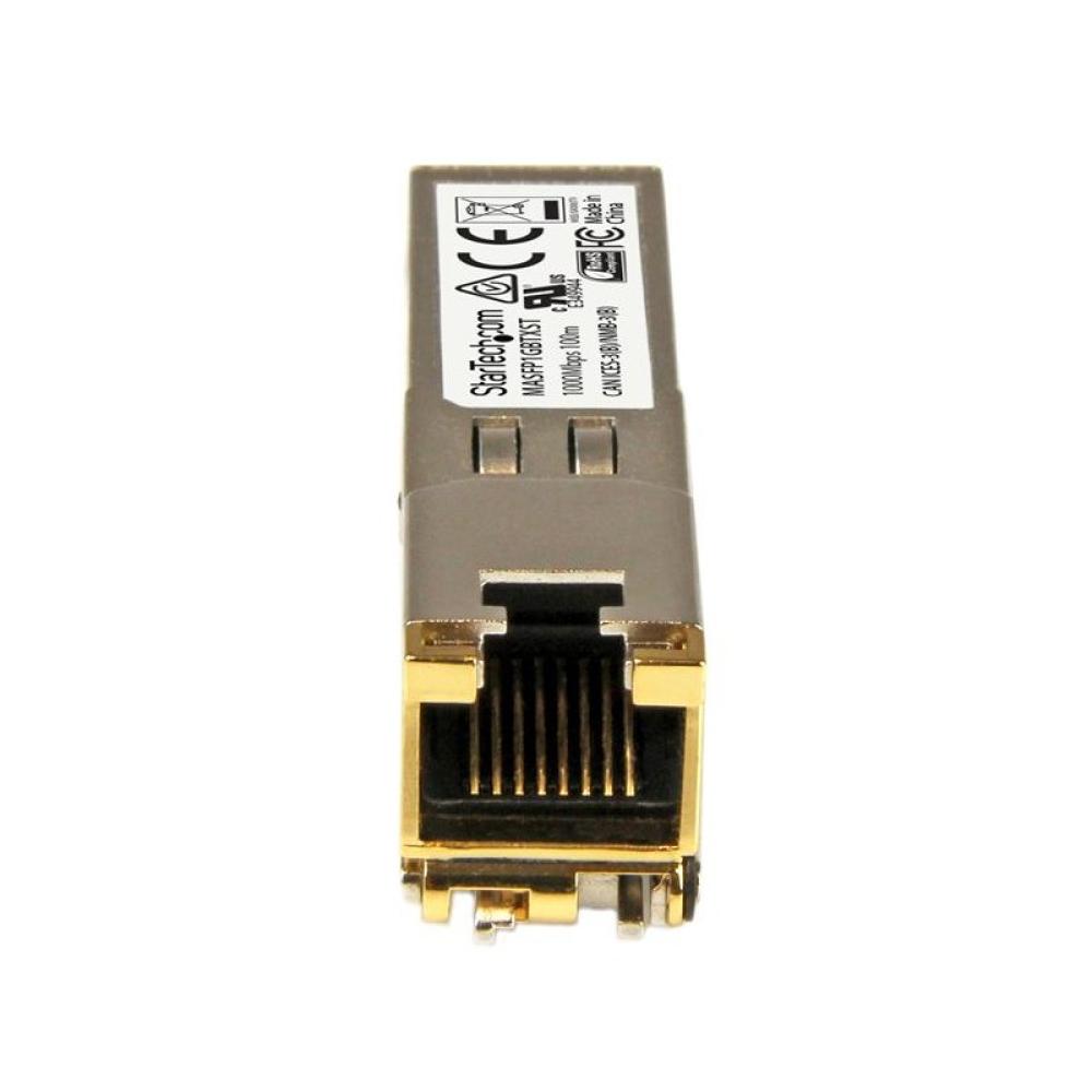 StarTech.com - Módulo Transceptor SFP Compatible con Cisco Meraki MA-SFP-1GB-TX - 1000BASE-T - SFP a RJ45 Cat6 / Cat5e - 10/100/