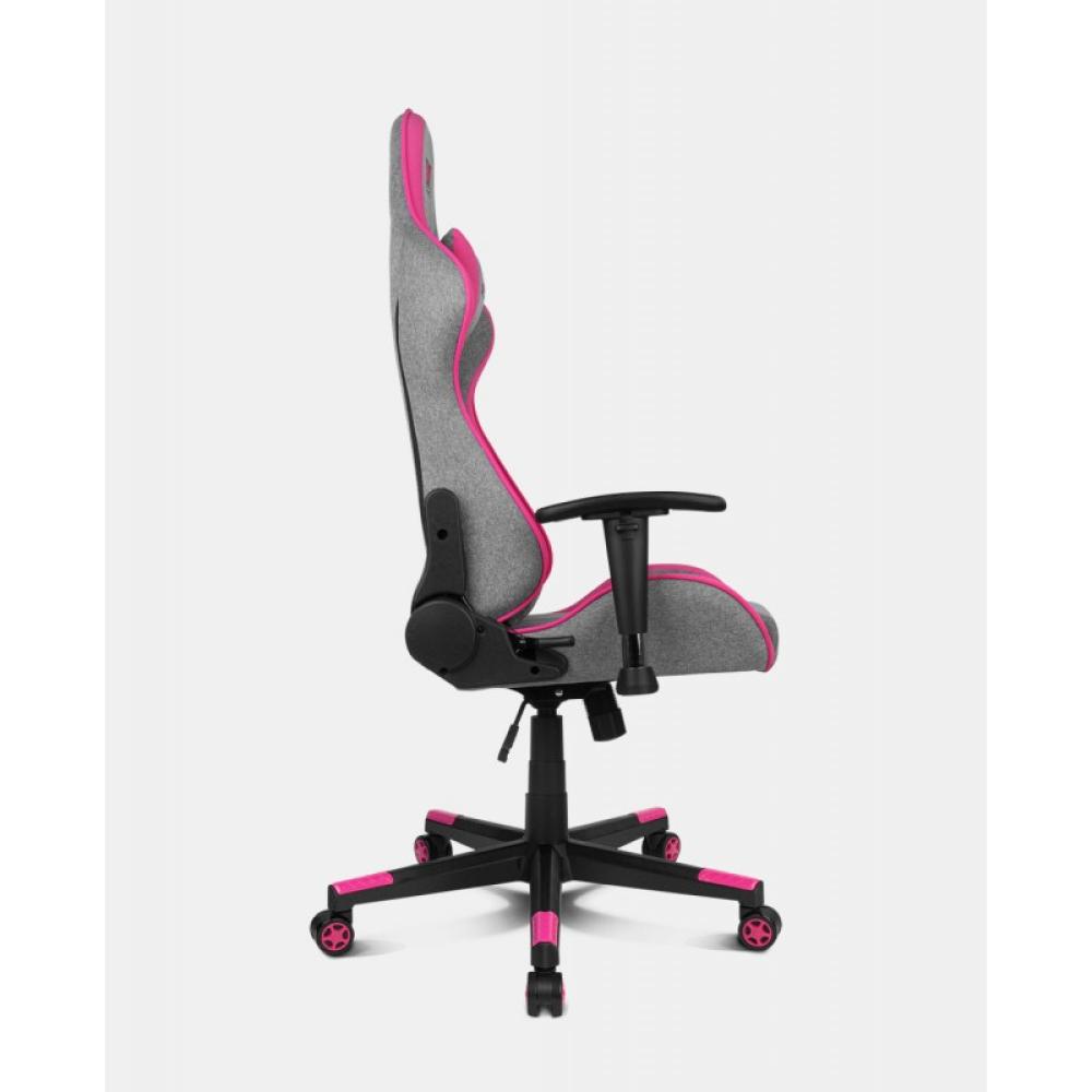 DRIFT - DR90 PRO Silla para videojuegos de PC Asiento acolchado Gris, Rosa