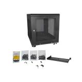 StarTech.com - Armario Rack para Servidores 12U 19" 4 Columnas - Rack de Servidores con Cerradura y Seguro - Rack co - RK1233BKM