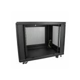 StarTech.com - Armario Rack para Servidores 12U 19" 4 Columnas - Rack de Servidores con Cerradura y Seguro - Rack co - RK1233BKM