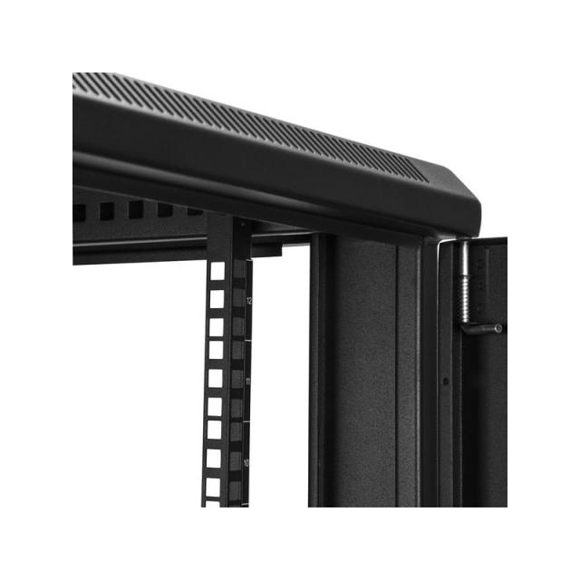 StarTech.com - Armario Rack para Servidores 12U 19" 4 Columnas - Rack de Servidores con Cerradura y Seguro - Rack co - RK1233BKM