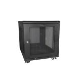 StarTech.com - Armario Rack para Servidores 12U 19" 4 Columnas - Rack de Servidores con Cerradura y Seguro - Rack co - RK1233BKM