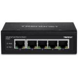Trendnet - TI-E50 switch No administrado Fast Ethernet (10/100) Negro