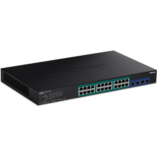 Trendnet - TPE-30284 switch Gestionado L2/L4 Gigabit Ethernet (10/100/1000) Energía sobre Ethernet (PoE) 1U Negro