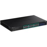 Trendnet - TPE-30284 switch Gestionado L2/L4 Gigabit Ethernet (10/100/1000) Energía sobre Ethernet (PoE) 1U Negro