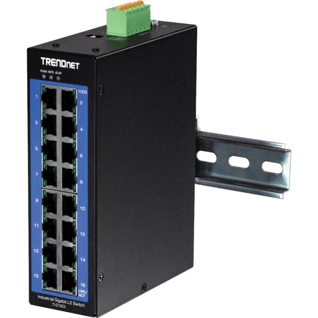 Trendnet - TI-G160i Gestionado L2 Gigabit Ethernet (10/100/1000) Negro