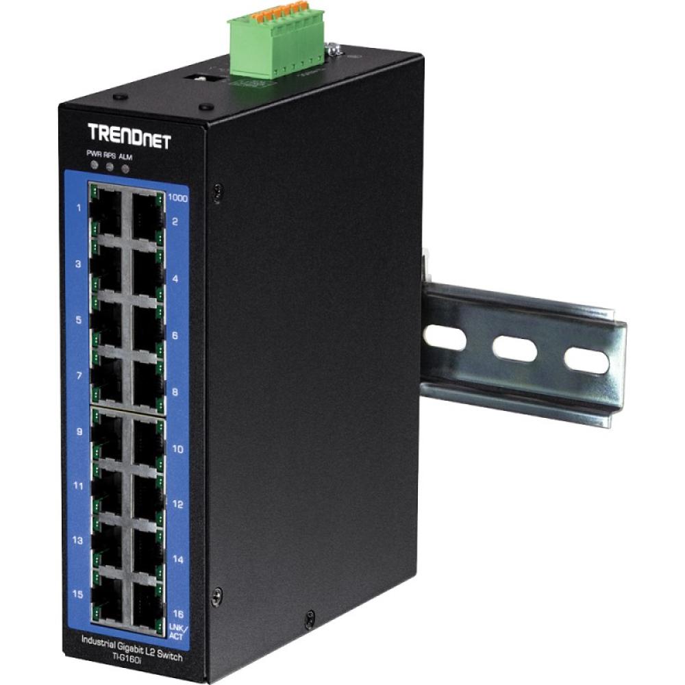 Trendnet - TI-G160i Gestionado L2 Gigabit Ethernet (10/100/1000) Negro
