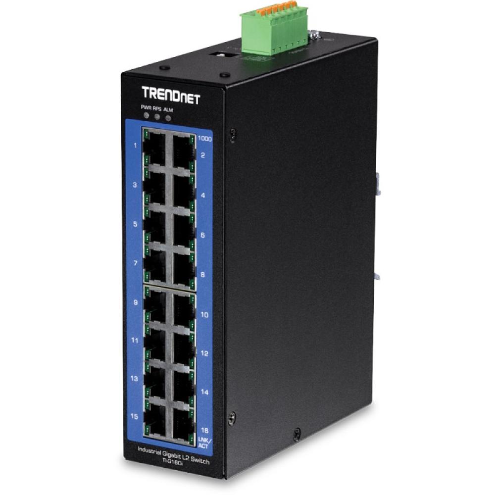 Trendnet - TI-G160i Gestionado L2 Gigabit Ethernet (10/100/1000) Negro