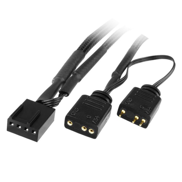 Iceberg Thermal - IceGALE ARGB Carcasa del ordenador Ventilador 14 cm Negro 2 pieza(s)