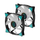 Iceberg Thermal - IceGALE ARGB Carcasa del ordenador Ventilador 14 cm Negro 2 pieza(s)