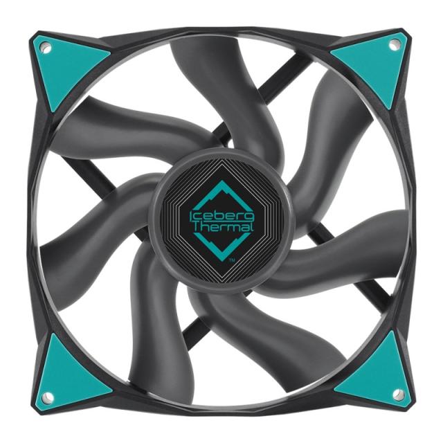 Iceberg Thermal - IceGALE Xtra Carcasa del ordenador Ventilador 14 cm Negro 1 pieza(s)