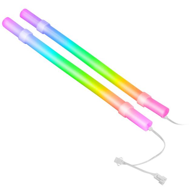 Mars Gaming - MCA-WT, Funda ARGB para Tubos de Refrigeración Líquida, 30 LEDs Ultra Brillantes Personalizables ARGB, Silicona Ec