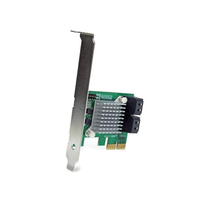 StarTech.com - Tarjeta Controladora PCI Express 2.0 de 4 Puertos SATA III de 6Gbps RAID con Enlace HyperDuo para SSD - Adaptador