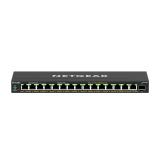 NETGEAR - 16-Port High-Power PoE+ Gigabit Ethernet Plus Switch (231W) with 1 SFP port (GS316EPP) Gestionado Gigabit Ethernet (10