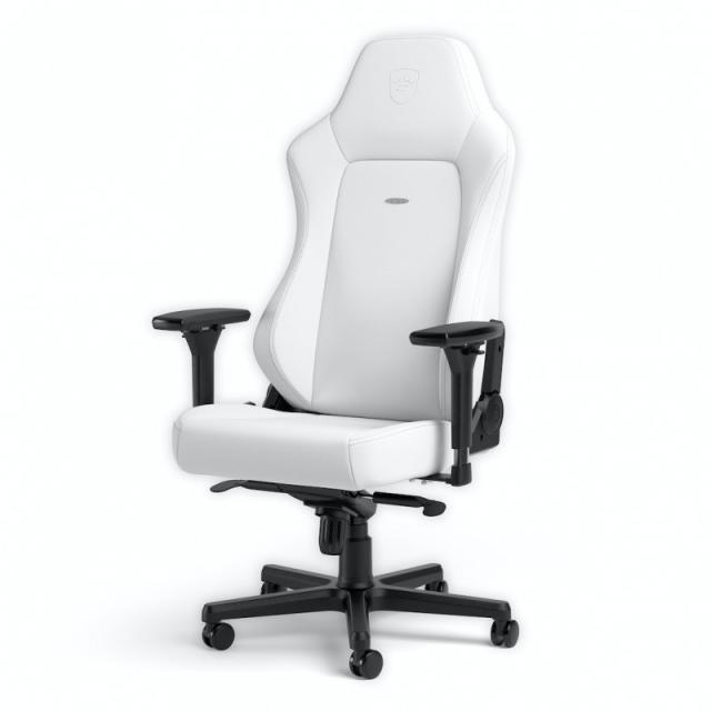 noblechairs - NBL-HRO-PU-WED silla para videojuegos Silla para videojuegos de PC Asiento acolchado Blanco