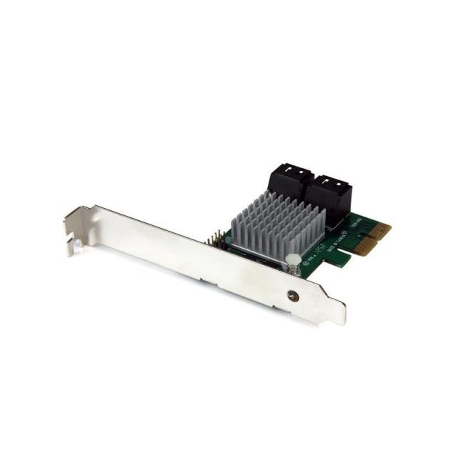 StarTech.com - Tarjeta Controladora PCI Express 2.0 de 4 Puertos SATA III de 6Gbps RAID con Enlace HyperDuo para SSD - Adaptador