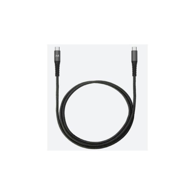 Mobilis - 001342 cable USB 1 m USB C Negro