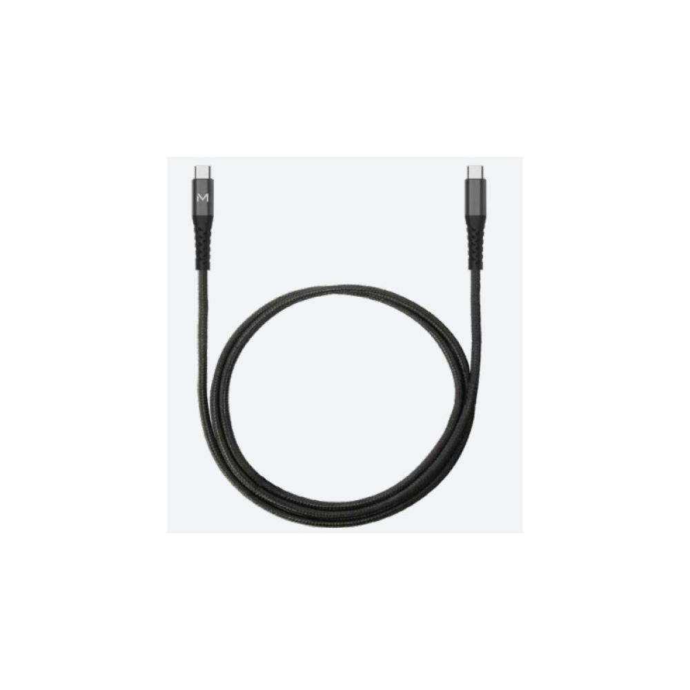 Mobilis - 001342 cable USB 1 m USB C Negro