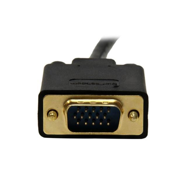 StarTech.com - Cable de 1,8m de Vídeo Adaptador Conversor Activo Mini DisplayPort a VGA - 1080p - Negro